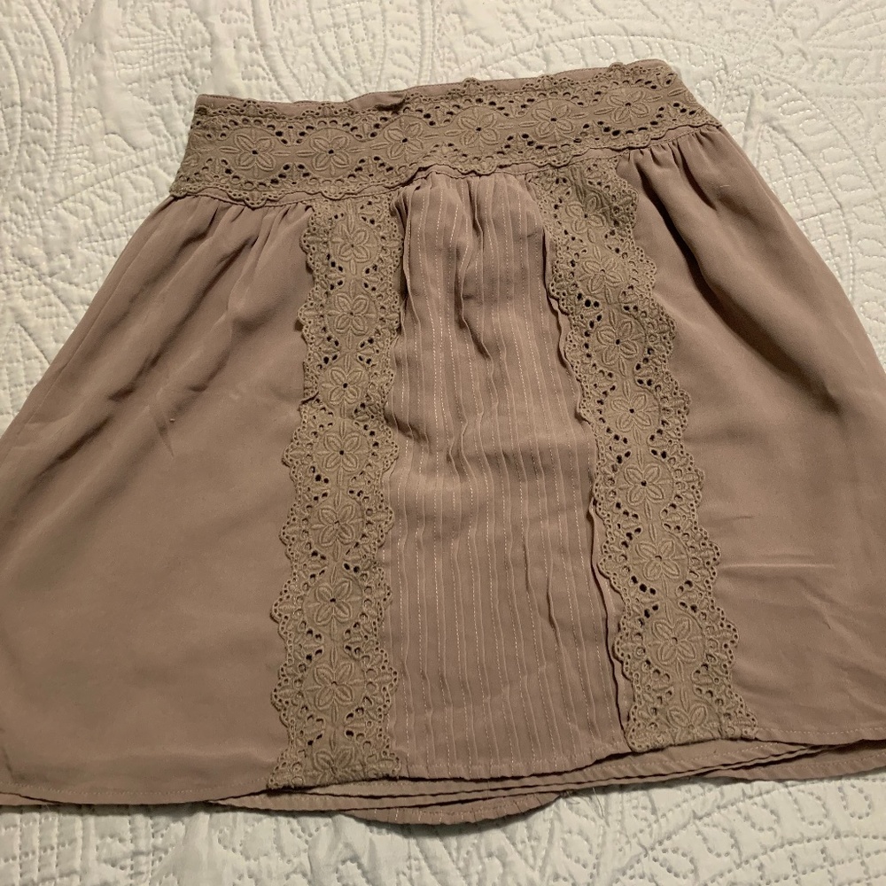 Darling Beige Skirt